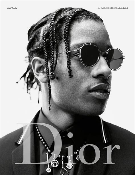 asap rocky dior poster